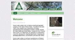 Desktop Screenshot of carsonlakelumber.com